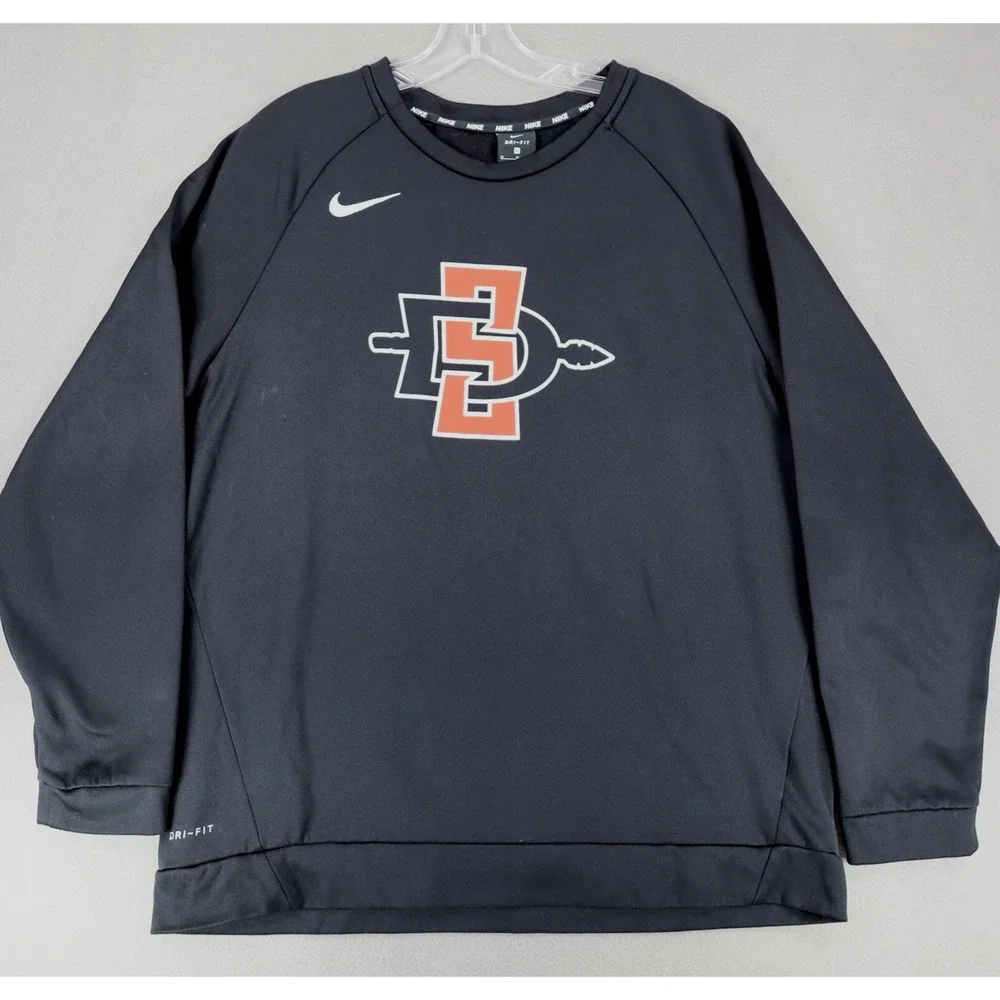 San Diego Aztecs Nike Dri-Fit Therma Long Sleeve Training Shirt Mens XL‎ 867303